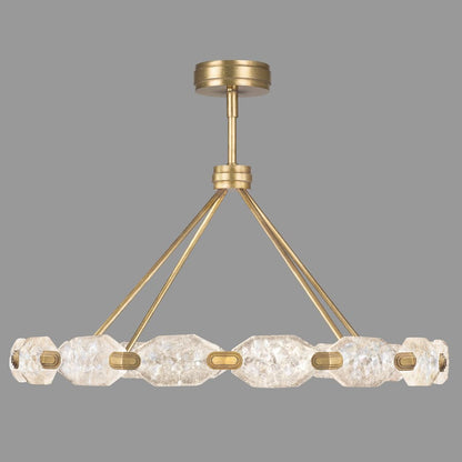 Fine Art Handcrafted Lighting Allison Paladino 32 Light LED Foyer Pendant with Quartz Shades