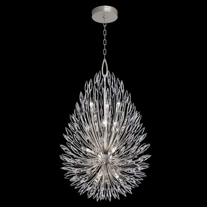 Fine Art Handcrafted Lighting Lily Buds 12 Light 33-1/2" Wide Crystal Chandelier