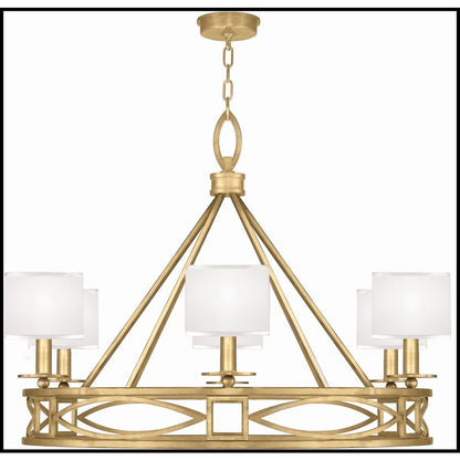 Fine Art Handcrafted Lighting Cienfuegos 6 Light 40" Wide Ring Chandelier