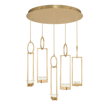 Fine Art Handcrafted Lighting Delphi 27" Wide LED Multi Light Pendant