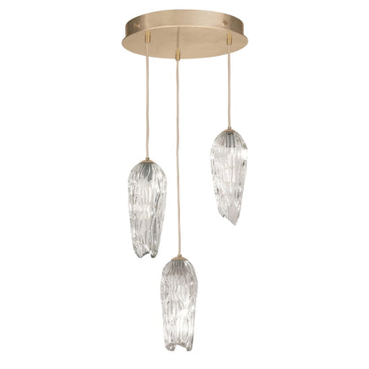 Fine Art Handcrafted Lighting Las Olas 3 Light 18" Wide Multi Light Pendant
