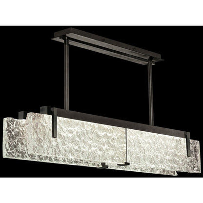 Fine Art Handcrafted Lighting Terra 52" Wide LED Linear Pendant