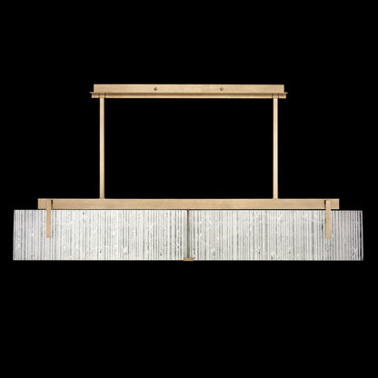 Fine Art Handcrafted Lighting Terra 52" Wide LED Linear Pendant