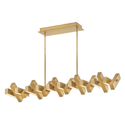 Fredrick Ramond Stitch 42" Wide LED Abstract Chandelier with Articulating LED Panels