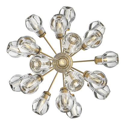 Fredrick Ramond Elise 19 Light 27" Wide Abstract Pendant