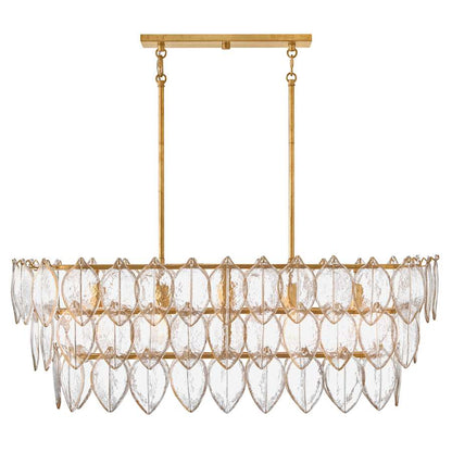 Fredrick Ramond Amira 5 Light 45" Wide Linear Chandelier