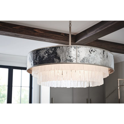 Fredrick Ramond Reverie 8 Light 36" Wide Crystal Drum Chandelier