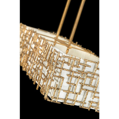 Fredrick Ramond Farrah 8 Light 48" Wide Linear Chandelier