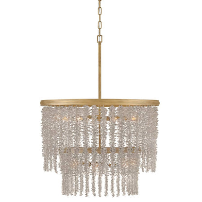 Fredrick Ramond Rubina 10 Light 26" Wide Crystal Waterfall Chandelier
