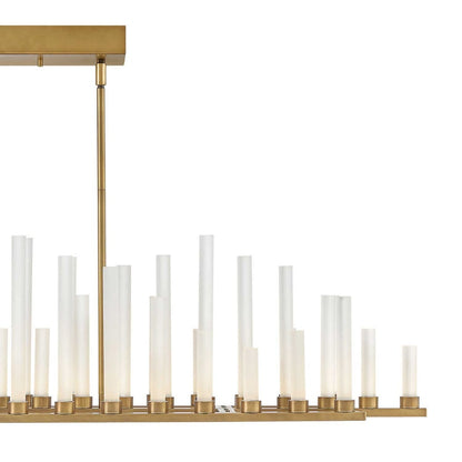 Fredrick Ramond Trinity 50 Light 48" Wide LED Linear Chandelier