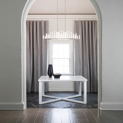 Fredrick Ramond Trinity 50 Light 48" Wide LED Linear Chandelier