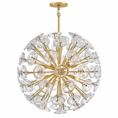 Fredrick Ramond Maya 12 Light 30" Wide Abstract Globe Chandelier