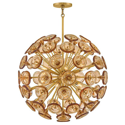 Fredrick Ramond Maya 12 Light 30" Wide Abstract Globe Chandelier