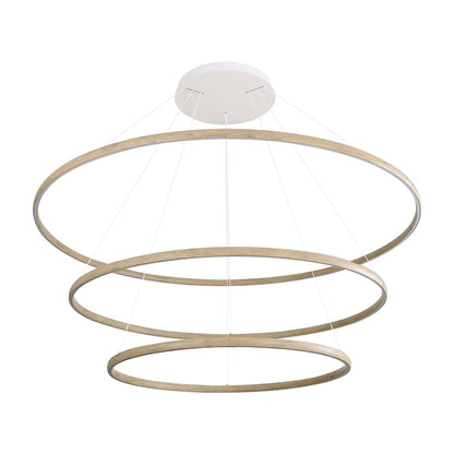 Golden Lighting Veritas 71" Wide Ring Chandelier