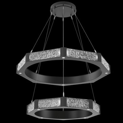 Hammerton Studio Glacier 40 Light 48" Wide LED Ring Chandelier