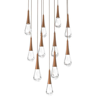 Hammerton Studio Rain Drop 33" Wide LED Multi Light Pendant