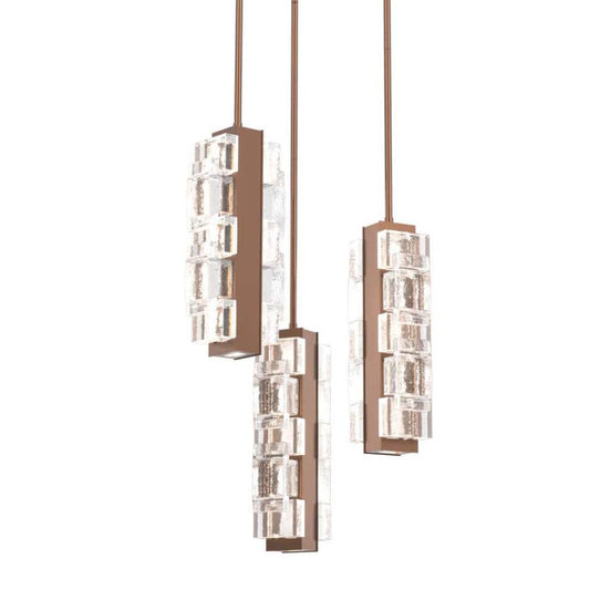 Hammerton Studio Tessera 3 Light 21" Wide LED Multi Light Pendant - 3000K