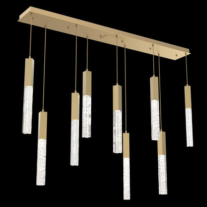 Hammerton Studio Axis 9 Light 62" Wide LED Multi Light Pendant