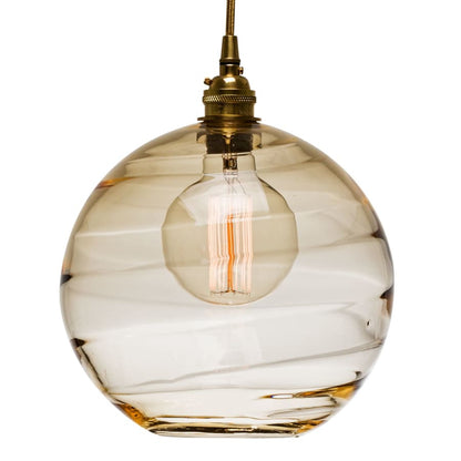 Hammerton Studio Misto 37" Wide Artisan Crafted Optic Glass 11 Light Pendant