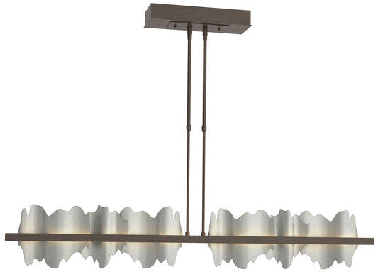 Hildene 51.9" Bronze & Vintage Platinum Short LED Pendant