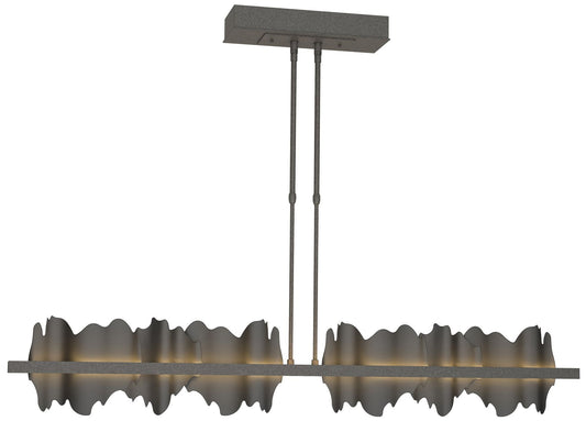 Hildene 51.9" Wide Large Natural Iron And Black LED Pendant