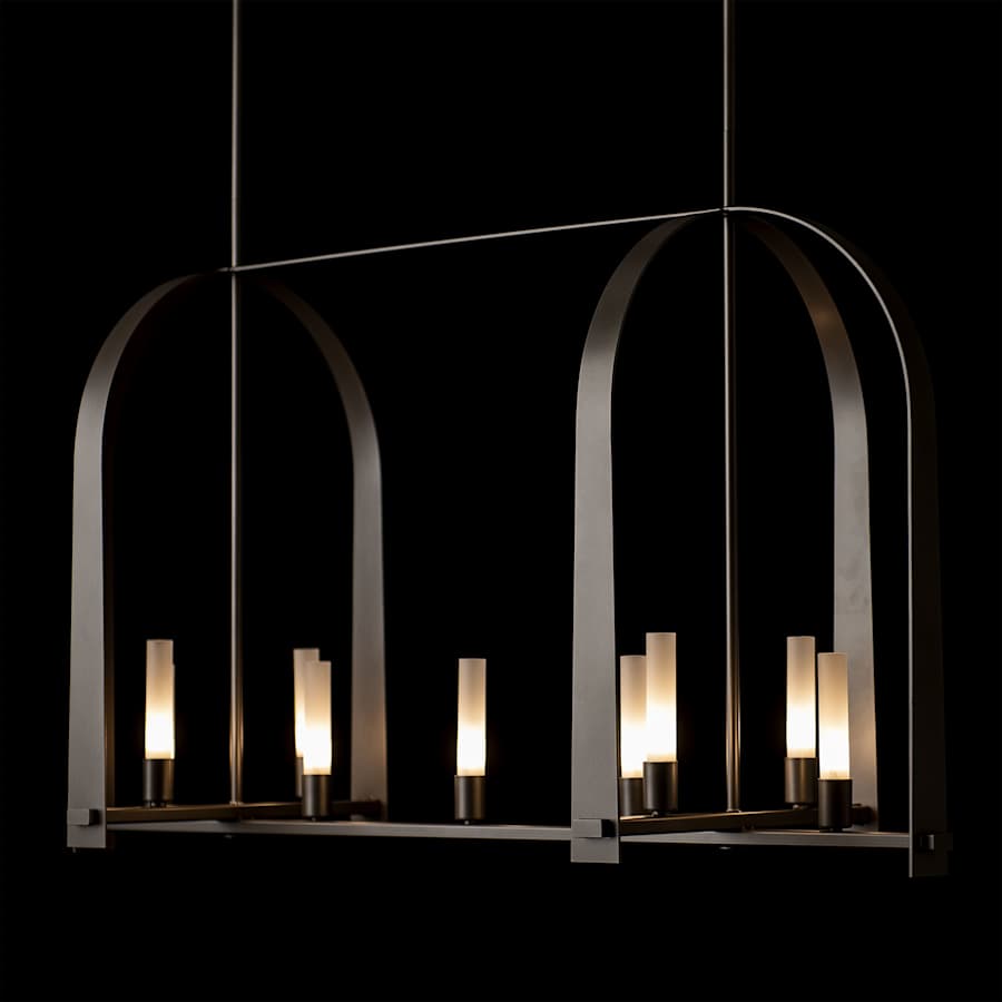 Hubbardton Forge Triomphe 9 Light 41" Wide Linear Pendant
