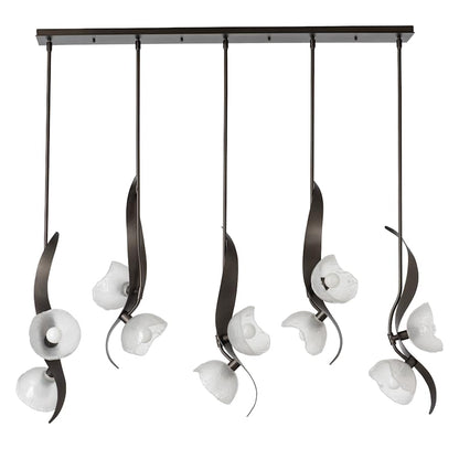 Hubbardton Forge Mika 10 Light 54" Wide Linear Pendant