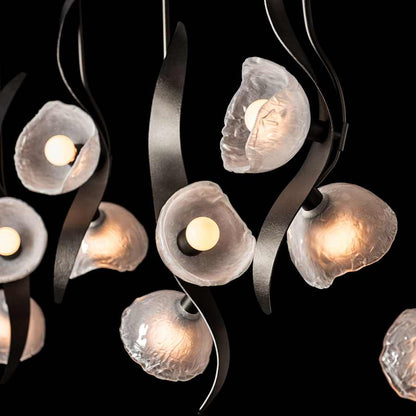 Hubbardton Forge Mika 10 Light 54" Wide Linear Pendant