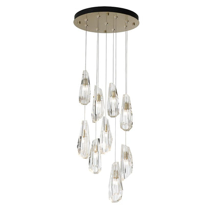 Hubbardton Forge Luma 9 Light 21" Wide Crystal Multi Light Pendant