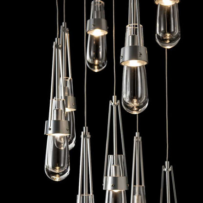 Hubbardton Forge Link 9 Light 21" Wide Multi Light Pendant