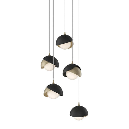 Hubbardton Forge Brooklyn 5 Light 16" Wide Suspension Multi Light Pendant
