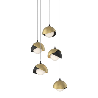 Hubbardton Forge Brooklyn 5 Light 16" Wide Suspension Multi Light Pendant