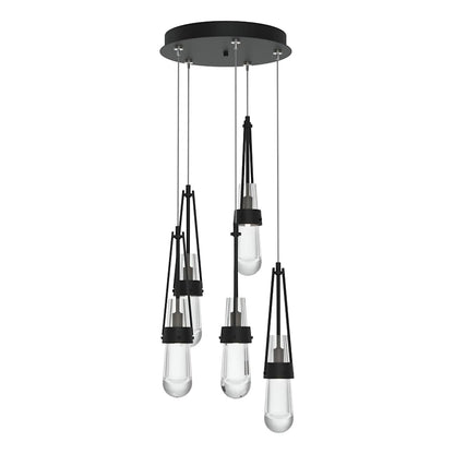 Hubbardton Forge Link 5 Light 13" Wide Multi Light Pendant