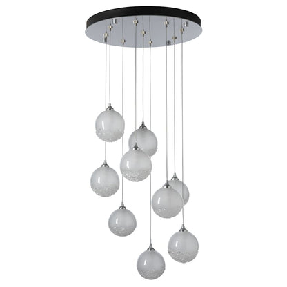 Hubbardton Forge Fritz 9 Light 21" Wide Suspension Multi Light Pendant