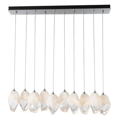 Hubbardton Forge Chrysalis 10 Light 45" Wide Linear Pendant