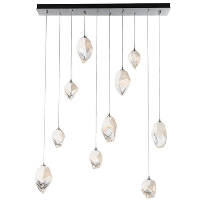 Hubbardton Forge Chrysalis 10 Light 45" Wide Linear Pendant