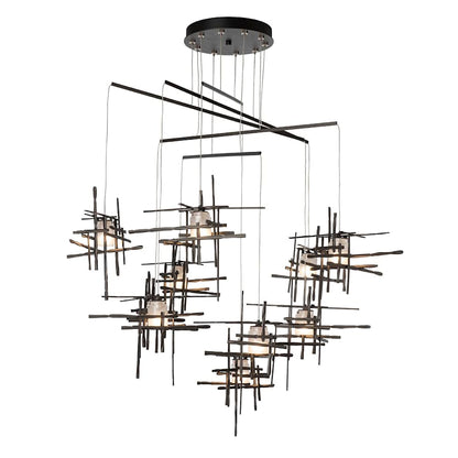 Hubbardton Forge Tura 10 Light 49" Wide Multi Light Pendant