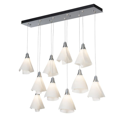 Hubbardton Forge Mobius 10 Light 46" Wide Linear Pendant