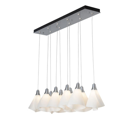 Hubbardton Forge Mobius 10 Light 46" Wide Linear Pendant
