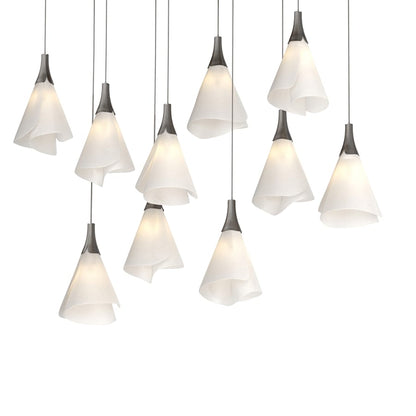 Hubbardton Forge Mobius 10 Light 46" Wide Linear Pendant