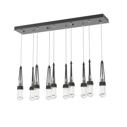 Hubbardton Forge Link 10 Light 45" Wide Linear Pendant
