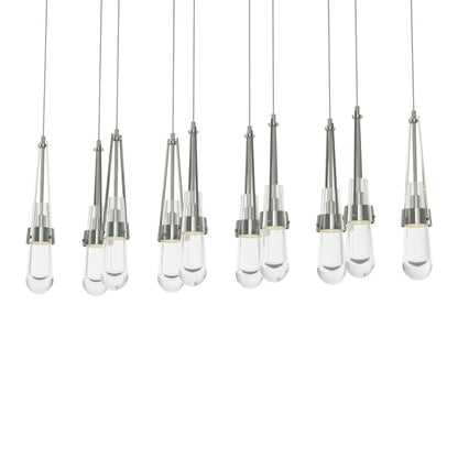 Hubbardton Forge Link 10 Light 45" Wide Linear Pendant