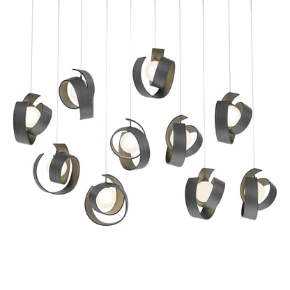 Hubbardton Forge Riza 10 Light 47" Wide Linear Pendant