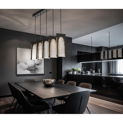 Hubbardton Forge Cypress 56" Wide LED Linear Pendant