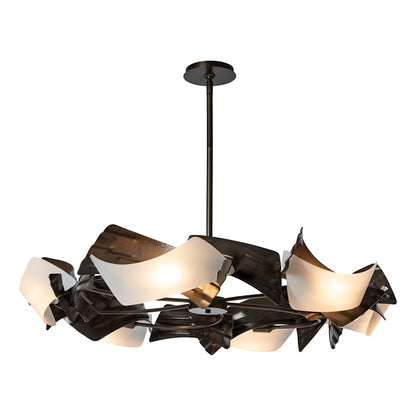 Hubbardton Forge Crest 6 Light 38" Wide Abstract Pendant