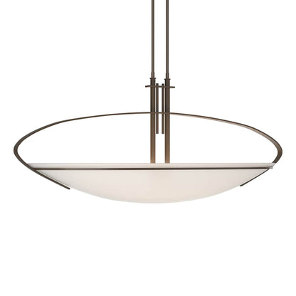 Hubbardton Forge Mackintosh 2 Light 41" Wide Linear Pendant with Customizable Glass Shade