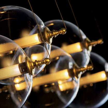 Hubbardton Forge Otto 10 Light 57" Wide Suspension Linear Pendant