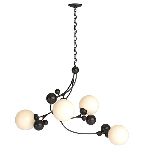 Hubbardton Forge Sprig 4 Light 42" Wide Abstract Chandelier