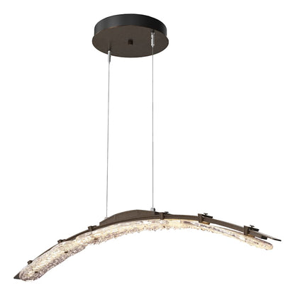 Hubbardton Forge Glissade 44" Wide Suspension Linear Pendant