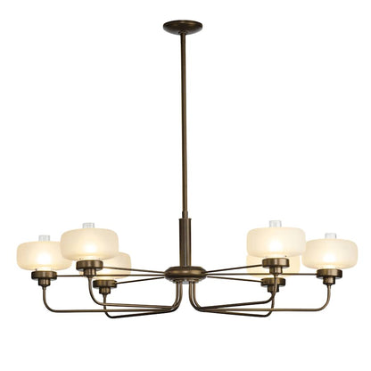 Hubbardton Forge Nola 6 Light 42" Wide Chandelier